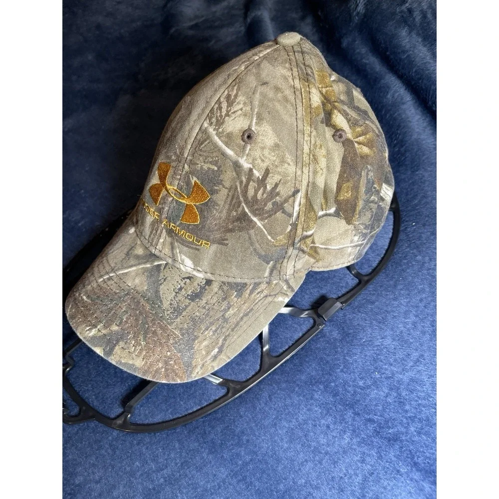 Under Armour Camo Hat Cap Mens Adjustable Strap Camouflage OSFA Hunting